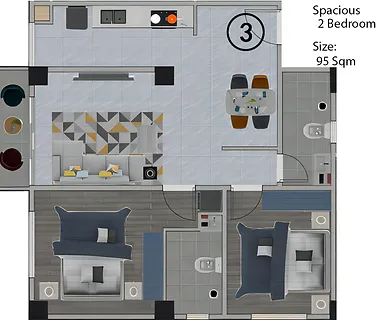 one bedroom